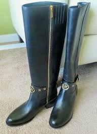 Michael Kors Black And Brown Riding Boots Michael Kors Heather Boots Black Size 7m Nib Michaelkors Kneehighboots Black Boots Boots Fashion Boots