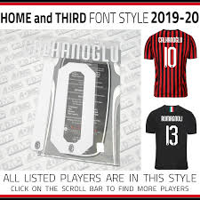 Ac milan 2017/18 away kit. 2018 19 20 Ac Milan Home And Third Kits Admc Llc