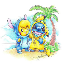Krokmou dessin mignon ou oeuf krokmou a faire eclore pour au déni de vos centres d'intérêts. Stitch With Pikachu Novocom Top