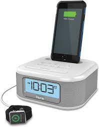 Find great deals on ebay for alarm clock for iphone. Amazon Com Ihome Ipl23 Alarm Clock Fm Radio Lightning Iphone Charging Dock Station Iphone Xs Xs Max Xr X Iphone 8 7 6 Plus Usb Port Charge Usb Device Electronics