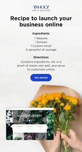 Build Your New Business Website Today Start By Picking A Theme Adding Personalization And Then Publishing Best Business Ideas Business Yahoo Small Business