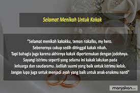 Inspirasi Ucapan Selamat Menikah Terbaik