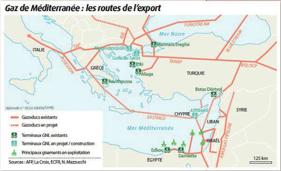 Le gaz en Méditerranée orientale, un déterminant dans la géopolitique  régionale
