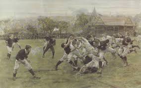 Compara las estadísticas, cuotas y análisis de rugby union de los expertos por tus apuestas. Memorable V Twitter El 27 De Marzo De 1871 En Edimburgo Escocia Se Realizo El Primer Partido Internacional De Rugby Jugo Inglaterra Contra Escocia The Roses Match Pintura De William Barnes 1895