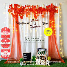 Belanja online tulisan huruf dekorasi tunangan terbaik, terlengkap & harga termurah di lazada indonesia | bisa cod gratis ongkir voucher diskon. Dekorasi Lamaran Tunangan Backdrop Nikahan Photobooth Diy Akad Nikah Aqiqah Khitan Paket Mulia Cc Terbaru Agustus 2021 Harga Murah Kualitas Terjamin Blibli