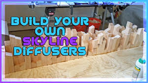 I built the diffusor for my studio but it can also have. Build Your Own Skyline Diffuser Diy Acoustic Treatment