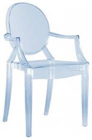 Louis Ghost Armchair Set Of 2 Transparent Ice Blue Modern Dining Chairs Design Public Louis Ghost Chair Modern Dining Chairs Ghost Chair
