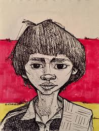 Also doing a lot of sketching.