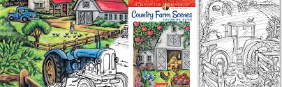 3300 x 2550 file type: Amazon Com Creative Haven Country Farm Scenes Coloring Book Relax Find Your True Colors Creative Haven Coloring Books 9780486836737 Goodridge Teresa Books