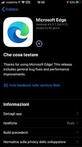 Please read our terms of use. New Update With The New Edge Icon On Ios Testflight Edge