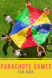 20 Best Play Parachute Games For Kids For Giant Fun Filled Activities Parachute Games For Kids Parachute Games Group Games For Kids