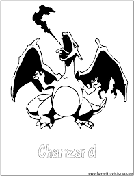 It is known as the flame pokemon. Charizard Coloring Page