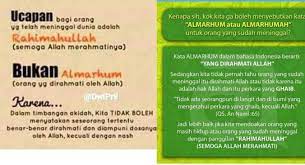 Mereka bergembira dengan kehidupan didunia, padahal. Almarhum Salah Yang Benar Rohimahullahu Halaman 1 Kompasiana Com