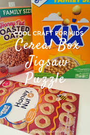 We offer premium quality big and small cereal boxes printed as per your needs. Mommy Suburbia How To Make A Cereal Box Jigsaw Puzzle