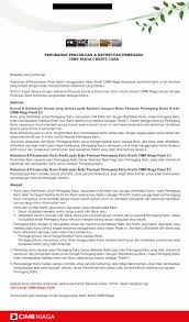 Ada beberapa cara yang harus bisa anda lakukan untuk menutup kartu kredit bank bni. Contoh Perubahan Perjanjian Pemegang Kartu Kredit Bank Cimb Niaga Surat Perbankan Carapedia