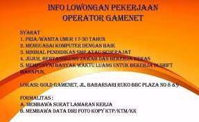 Lowongan kerja oppo indonesia lulusan sma penempatan banda aceh. Lowongan Kerja Dibutuhkan Operator Warnet Untuk Shift Pagi Dan Sore Di Gold Gamenet Yogyakarta Walk In Interview Wawancara Langsung Atmago