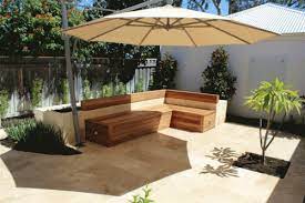 Residential Projects Perth Western Australia Dbm Landscapes Feature Courtyard Travertine Paving And Landsca Outdoor Shade Backyard Design Outdoor Design