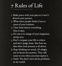 The 7 Rules Of Life Quotes Life Lessons Life Rules Life Motivation 7 Rules Of Life Memes Quotes Quotes By Famous People