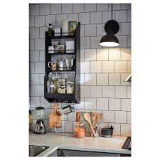 Étagère flottante dans la chambre : Etagere Murale Cuisine Ikea Noire