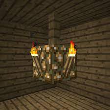 X4 torches to make the chandelier hang place fences from the floor up and then remove the sections. Lighting Minecraftdesign Wiki Fandom