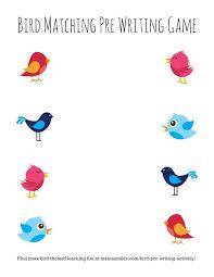 Bird Themed Activities For Preschoolers Bird Pre Writing Activity And More Bird Themed Activities Pre Writing Activities Birds Kindergarten Activities Spring Writing Activity