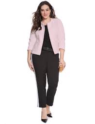 Black Blazer For Women Plus Size Marseilles Textured Blazer Women S Plus Size Coats Jackets Eloquii Womens Tweed Jacket Court Attire Plus Size Coats