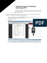 Cara print foto dengan photos (bawaan windows). Cara Membuat Booklet A5 Di Kertas A4 Cetak Depan Belakang Lebih Mudah Dengan Pdf