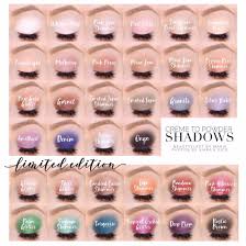 All Permanent Line And Limited Edition Shadowsense Colors