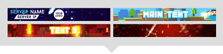 No design skills are needed, either if you start from a template or from scratch. Woodpunch S Graphics Top Notch Designs 1 Source Of Animated Banners Spigotmc High Performance Minecraft