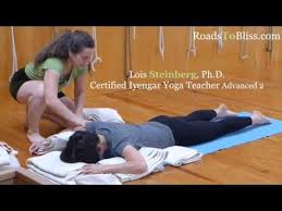 Prone Savasana With Lois Steinberg Certified Iyengar Yoga Teacher Advanced 2 Youtube