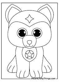 Download this adorable dog printable to delight your child. Beanie Boos Coloring Pages Updated 2021