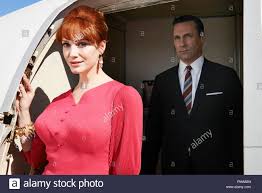 Christina rene hendricks (born may 3, 1975) is an american actress, producer, and former model. Joan Harris Christina Hendricks Und Don Draper Jon Hamm Mad Men Staffel 7 Galerie Foto Frank Ockenfels 3 Amc Stockfotografie Alamy