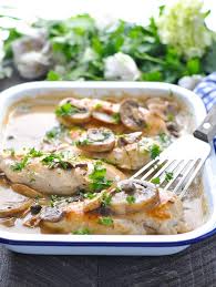 4 Ingredient Chicken With Creamy Mushroom Sauce Recipe Chicken Mushroom Recipes Easy Chicken Dinners Easy Mushroom Recipes