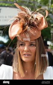 Racegoers at royal ascot hi-res stock photography and images