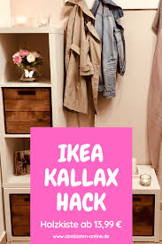Who Doesn T Know The Ikea Kallax Shelf Spice Up Your Shelf With This Individual Wooden Box With Ikea Kallax Shelf Kallax Ikea Upcycled Home Decor