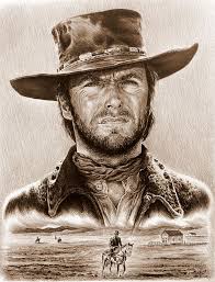Clint Eastwood The Stranger By Andrew Read Cowboy Art Movie Art Clint Eastwood