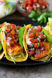 Heat a small pan over medium heat and then spray with cooking spray. Fish Tacos With Avocado Dinner At The Zoo
