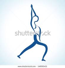 Illustration Of Stylized Yoga Pose Yoga Art Stylized Illustration