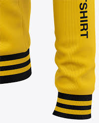 Download Men S Quarter Zip Sweatshirt Mockup Front Half Side View Of Zipped Pullover In Apparel Mockups On Yellow Images Object Mockups