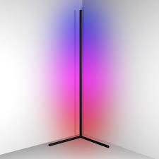 Cool glass droplet floor lamp with gold stand. Led Corner Floor Lamp Rgb Color Changing Standing Lamps Atmosphere Lamp Rgb Corner Lamplled Corner Lamp Rgb Diy Led