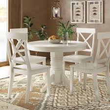 Standridge 5 Piece Solid Wood Dining Set Solid Wood Dining Set Dining Room Sets Dining Room Table