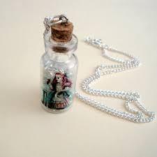 Maybe you would like to learn more about one of these? Alice In Wonderland Drink Me Bottle Necklace Pirate Treasures Handmade Jewellery