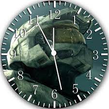 Pin By Jeff Wright On Halo Game Room Decor Game Room Clock