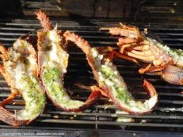 Langouste Grillee Au Beurre Persille Citron Recette Langouste Grillee Langouste Recette Langouste