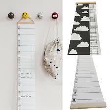 Height Wall Ruler Kids Hanging Chart Growth Children Room