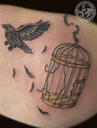 Birds Flying Away Tattoo Designs Pin By Jesca Pilar On Tattoos Cage Tattoos Birdcage Tattoo Tattoo Designs