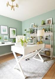 Black And White Office Desk Black White Rug Roundup Green Home Offices Home Office Storage Green Office Decor