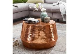 Couchtisch wohnzimmertisch edelstahl silber niedrig klein holz modern design. Wohnling Couchtisch Mahesh 60x36x60 Cm Aluminium Beistelltisch Kupfer Orientalisch Rund Flacher Hammerschlag Sofatisch Metall Design Wohnzimmertisch Modern Loungetisch Indisch Stubentisch Klein Kupfer Hertie De