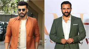 File photos of arjun and saif in mumbai. Samaa Saif Ali Khan Arjun Kapoor To Star In Bhoot Police