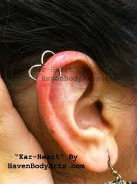 Ear Heart Piercing Haven Body Arts Northampton Ma Heart Piercing Piercing Piercings